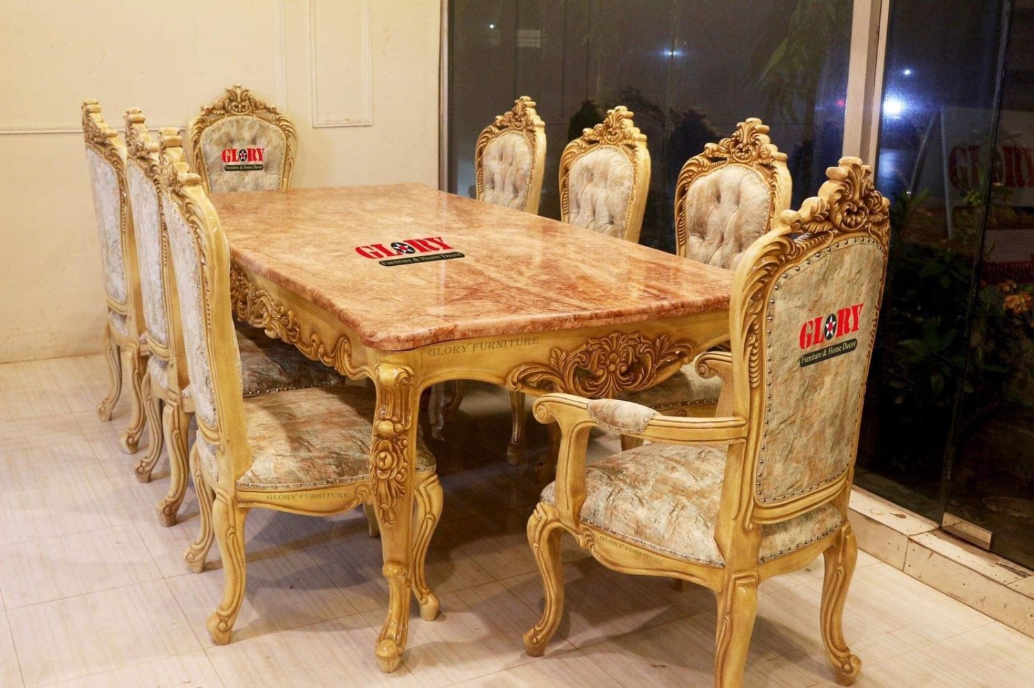 Dining Table With 8 Chair